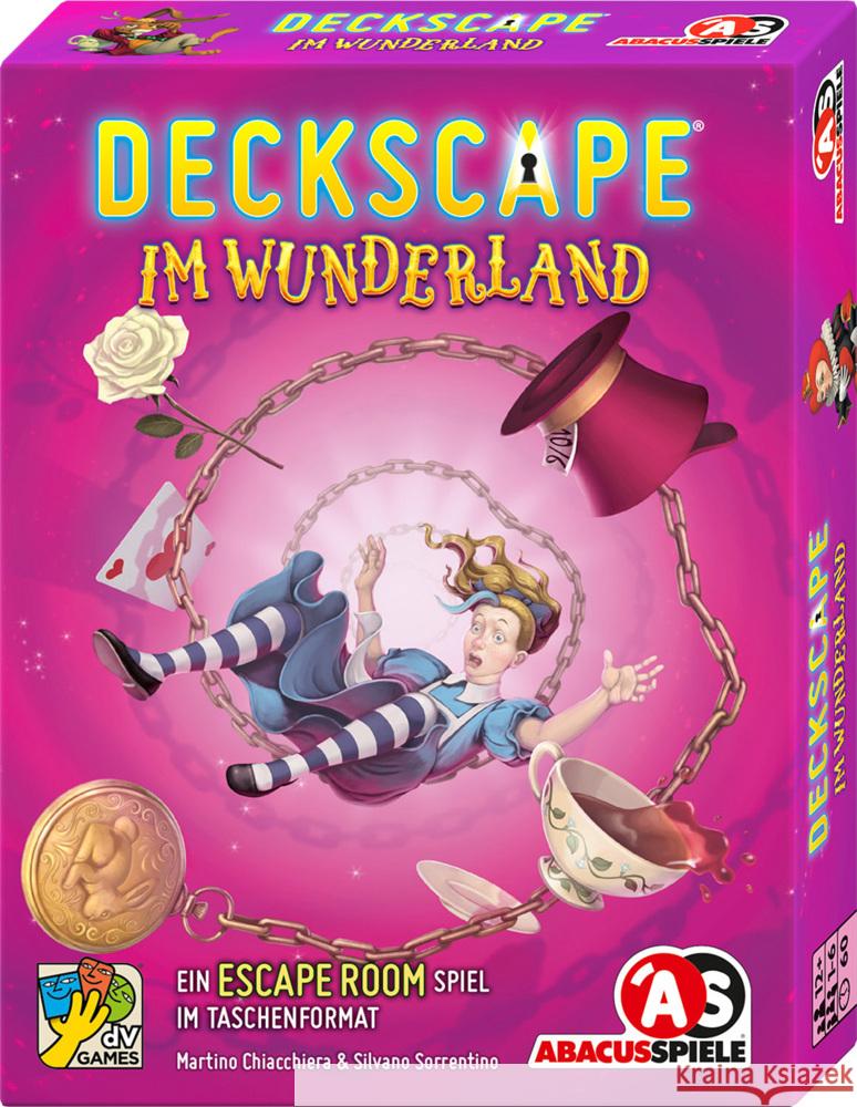 Deckscape - Im Wunderland Chiacchiera, Martino, Sorrentino, Silvano 4011898382211 ABACUSSPIELE - książka