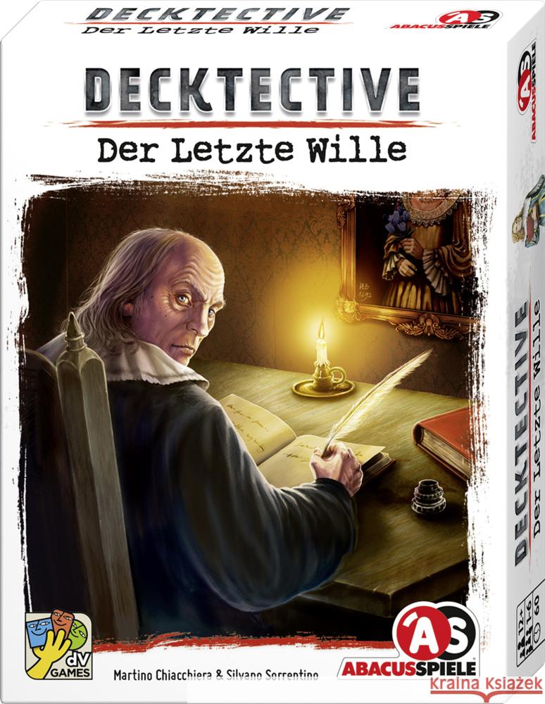Decktective - Der Letzte Wille Chiacchiera, Martino, Sorrentino, Silvano 4011898382143 ABACUSSPIELE - książka