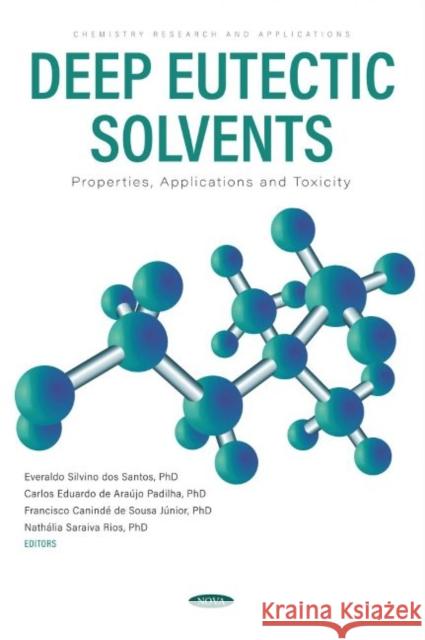 Deep Eutectic Solvents  9781685077198 Nova Science Publishers Inc - książka