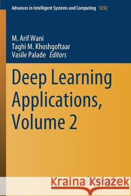 Deep Learning Applications, Volume 2  9789811567612 Springer Singapore - książka