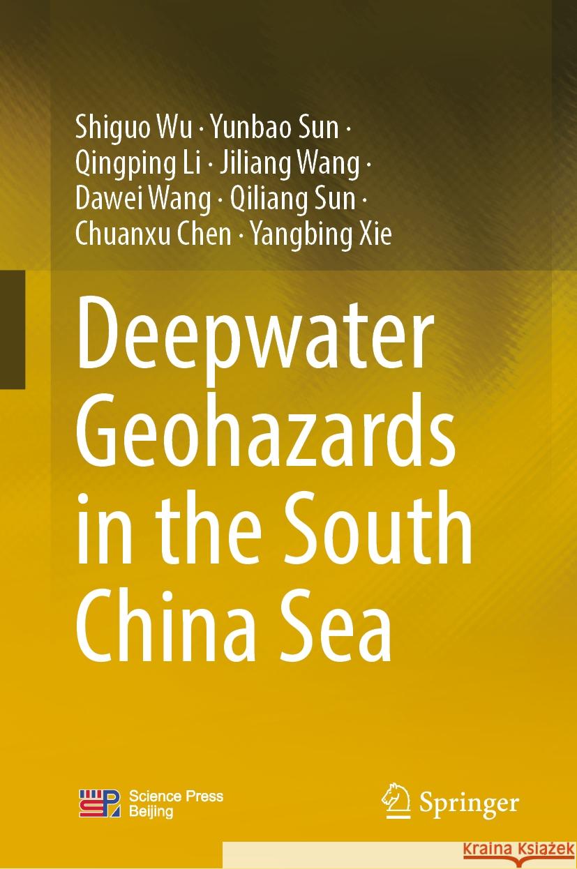 Deepwater Geohazards in the South China Sea Shiguo Wu Yunbao Sun Qingping Li 9789819996919 Springer - książka