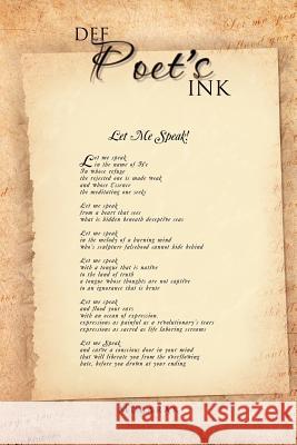 Def Poet's Ink: Let Me Speak! Mubarak 9781462844319 Xlibris - książka