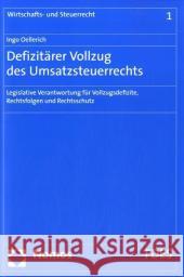 Defizitärer Vollzug des Umsatzsteuerrechts Oellerich, Ingo 9783832933067 Nomos - książka