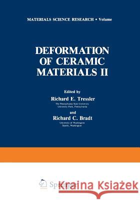Deformation of Ceramic Materials II  9781461568049 Springer - książka