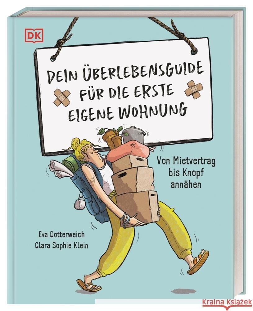 Dein Überlebensguide für die erste eigene Wohnung Dotterweich, Eva, Klein, Clara Sophie 9783831041671 Dorling Kindersley - książka