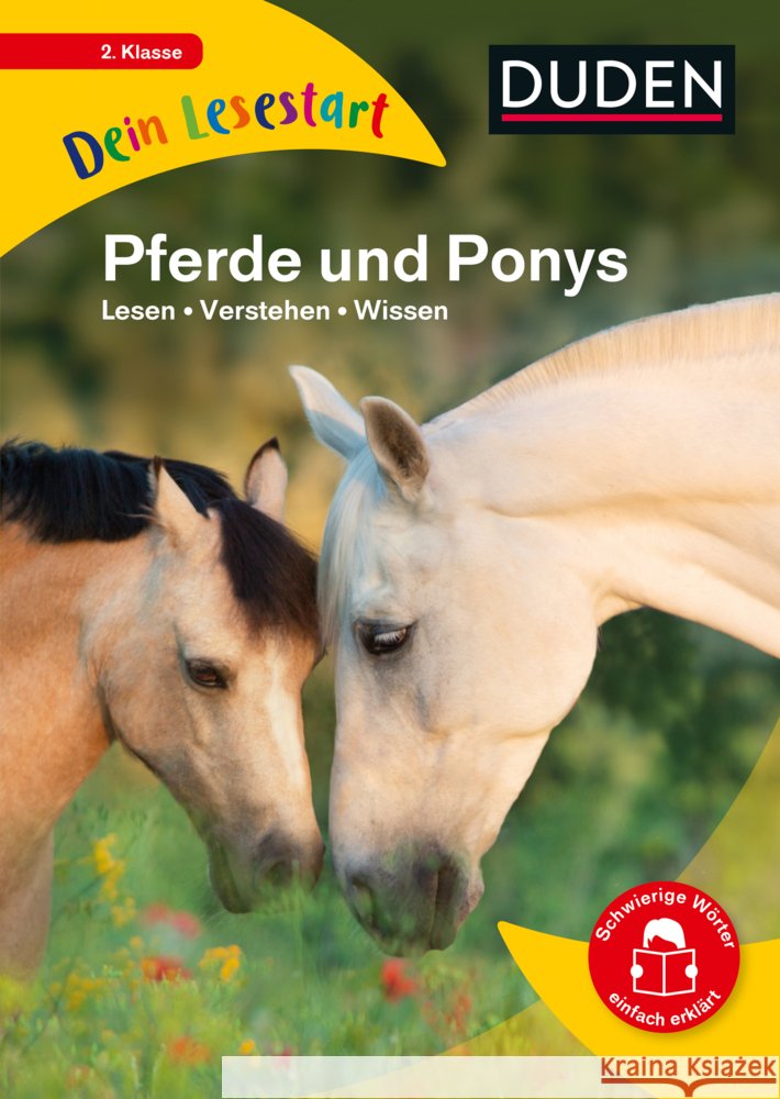 Dein Lesestart - Pferde und Ponys Küntzel, Karolin 9783411780013 Duden - książka