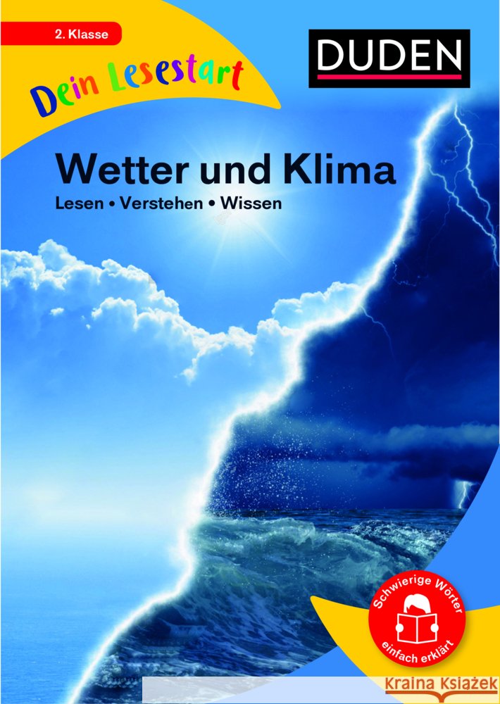 Dein Lesestart - Wetter und Klima Küntzel, Karolin 9783411780105 Duden - książka