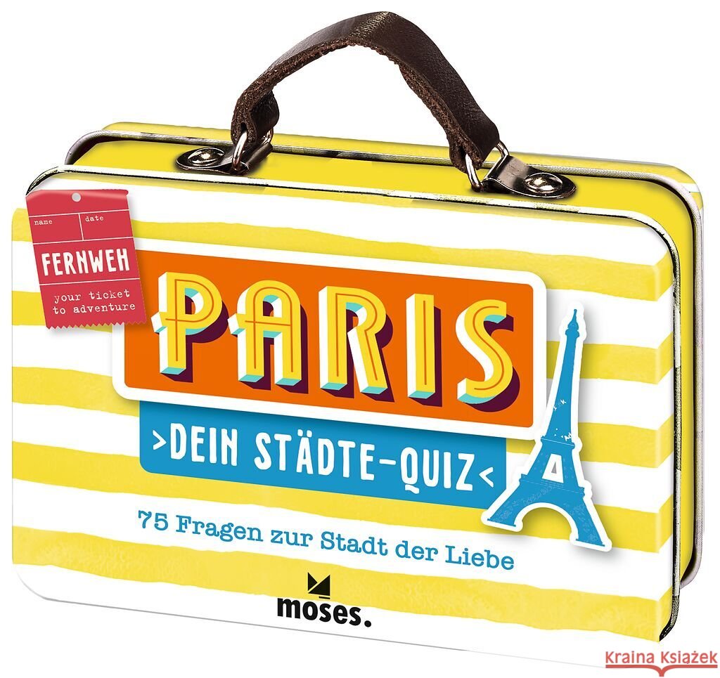 Dein Städte-Quiz Paris Vogel, Elke 9783964553683 moses. Verlag - książka