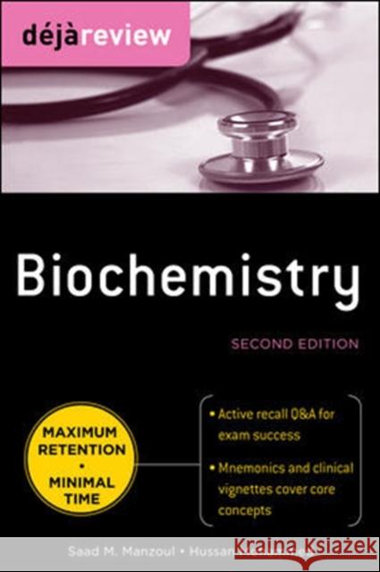 Deja Review: Biochemistry Manzoul, Saad 9780071627177  - książka