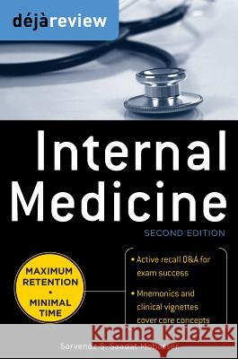 Deja Review Internal Medicine Sarvenaz Saadat 9780071715171  - książka