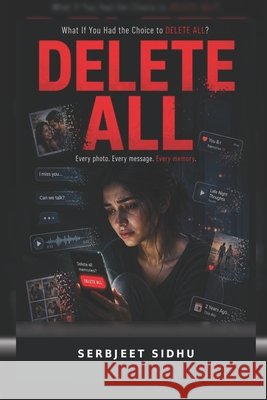 Delete All: What If You Had the Choice to Delete Every Memory? Sidhu, Serbjeet 9798193889243 Independently Published - książka