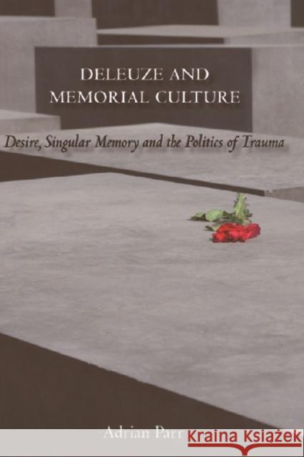 Deleuze and Memorial Culture: Desire, Singular Memory and the Politics of Trauma Parr, Adrian 9780748627547 EDINBURGH UNIVERSITY PRESS - książka