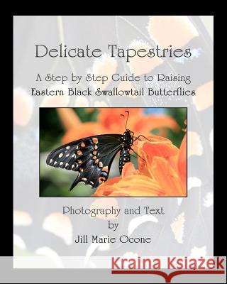 Delicate Tapestries: A Step by Step Guide to Raising Eastern Black Swallowtail Butterflies Jill Marie Ocone Jill Marie Ocone 9781463661571 Createspace - książka