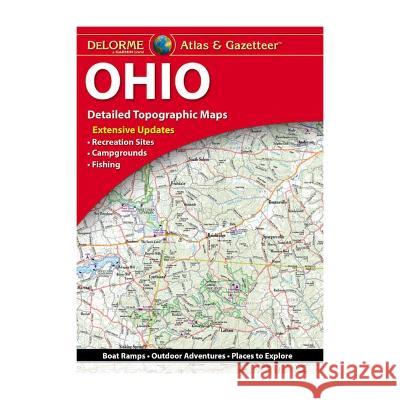 Delorme Atlas & Gazetteer: Ohio Rand McNally 9781946494603 Delorme Mapping Company - książka