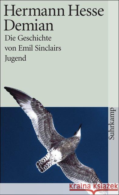 Demian : Die Geschichte von Emil Sinclairs Jugend Hesse, Hermann   9783518367063 Suhrkamp - książka