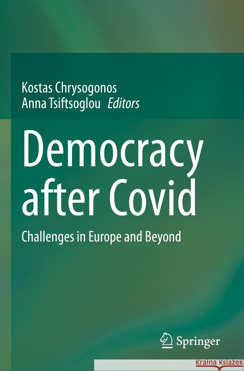 Democracy after Covid  9783031139031 Springer International Publishing - książka