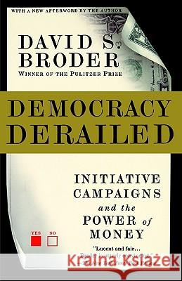 Democracy Derailed David S. Broder 9780156014106 Harvest Books - książka