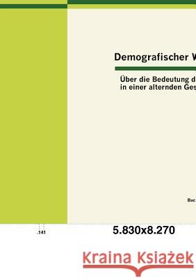 Demografischer Wandel: Über die Bedeutung des Alters in einer alternden Gesellschaft Wölke, Sarah 9783863414009 Bachelor + Master Publishing - książka