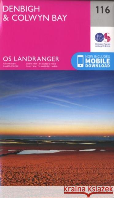 Denbigh & Colwyn Bay Ordnance Survey 9780319262146 Ordnance Survey - książka