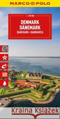 Denmark Marco Polo Map Marco Polo 9783575022912 MAIRDUMONT GmbH & Co. KG - książka
