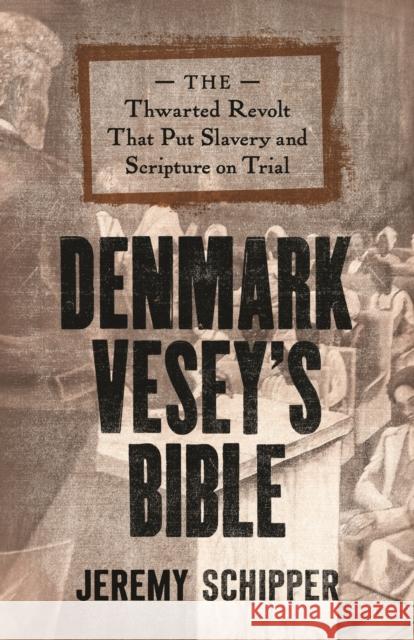 Denmark Vesey's Bible: The Thwarted Revolt That Put Slavery and Scripture on Trial Jeremy Schipper 9780691192864 Princeton University Press - książka