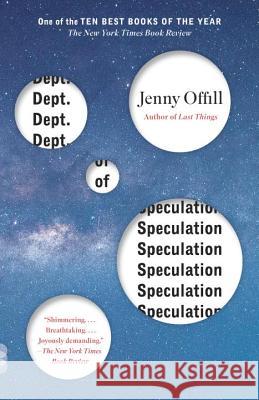 Dept. of Speculation Jenny Offill 9780345806871 Vintage Books - książka