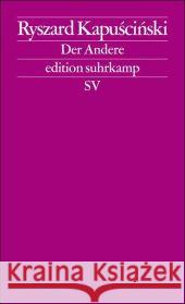 Der Andere Kapuscinski, Ryszard Pollack, Martin  9783518125441 Suhrkamp - książka