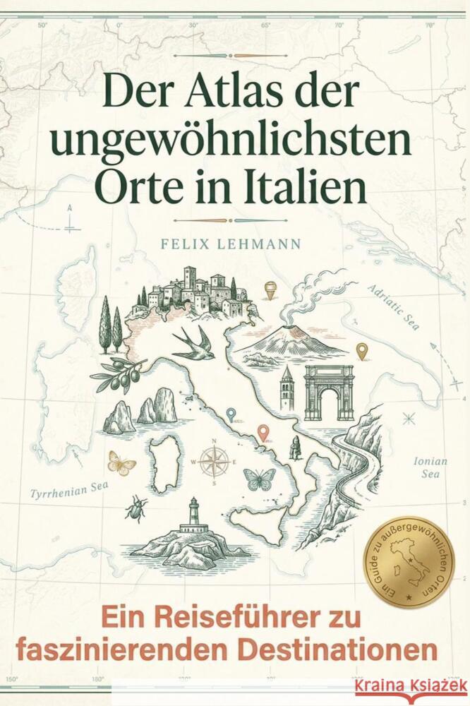 Der Atlas der ungewöhnlichsten Orte in Italien Lehmann, Felix 9783695394876 FlipFlop - książka
