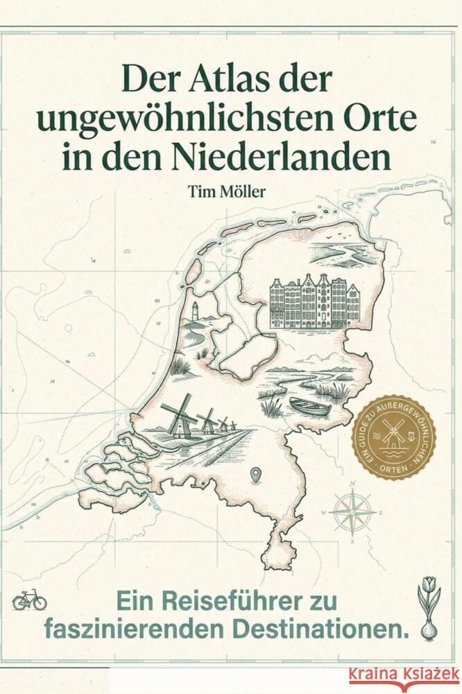 Der Atlas der ungewöhnlichsten Orte in den Niederlanden Möller, Tim 9783695395033 FlipFlop - książka
