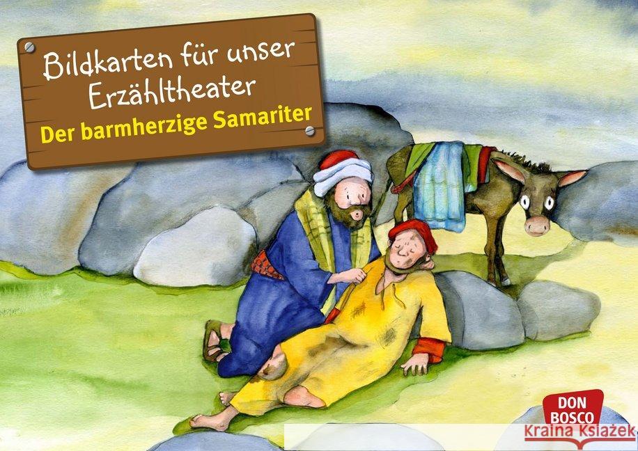 Der barmherzige Samariter, Kamishibai Bildkartenset : Entdecken. Erzählen. Begreifen Brandt, Susanne, Nommensen, Klaus-Uwe 4260179510748 Don Bosco Medien - książka