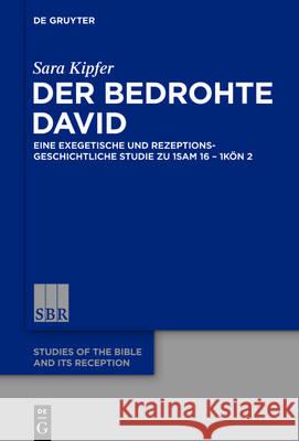 Der bedrohte David Kipfer, Sara 9783110400571 Walter de Gruyter - książka