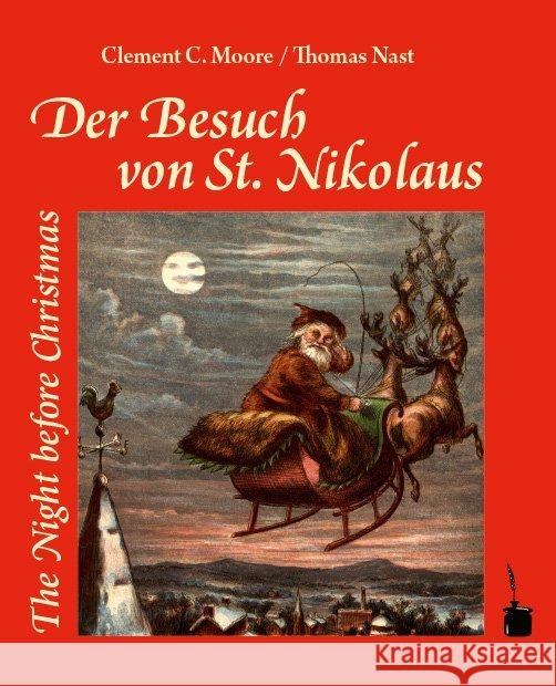 Der Besuch von Sankt Nikolaus / The Night before Christmas Moore, Clement Clarke; Nast, Thomas 9783946190653 Edition Tintenfaß - książka