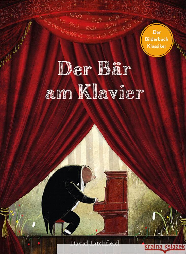 Der Bär am Klavier Litchfield, David 9783038763154 Midas Kinderbuch - książka
