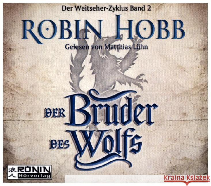 Der Bruder des Wolfs, 3 MP3-CDs : ungekürzte Lesung Hobb, Robin 9783961540747 Ronin Hörverlag - książka