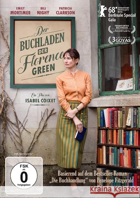 Der Buchladen der Florence Green, 1 DVD : Spanien/Großbritannien/Deutschland Fitzgerald, Penelope 4042564183603 Capelight - książka