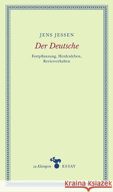 Der Deutsche Jessen, Jens 9783866746282 zu Klampen Verlag - książka