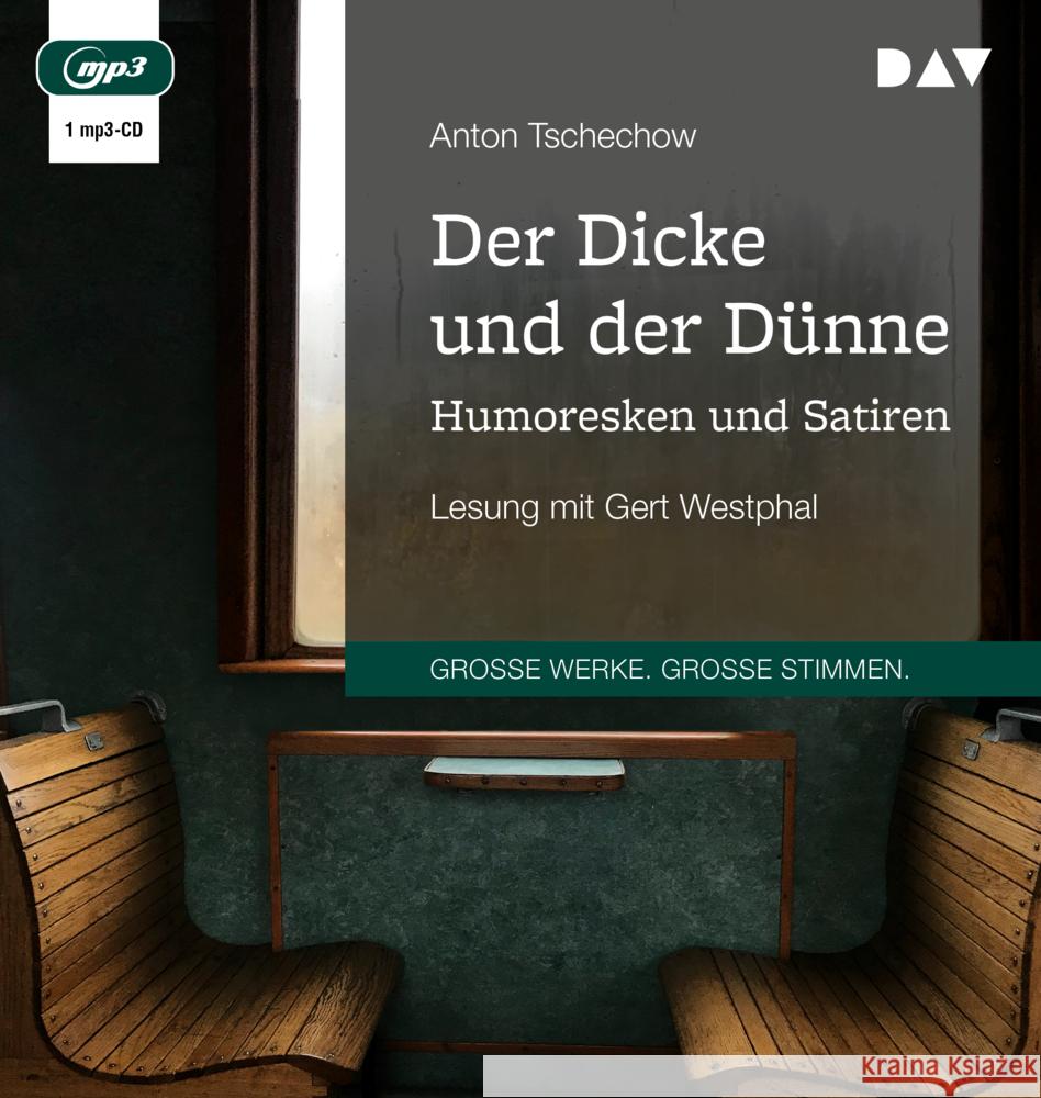 Der Dicke und der Dünne. Humoresken und Satiren, 1 Audio-CD, 1 MP3 Tschechow, Anton Pawlowitsch 9783742415769 Der Audio Verlag, DAV - książka