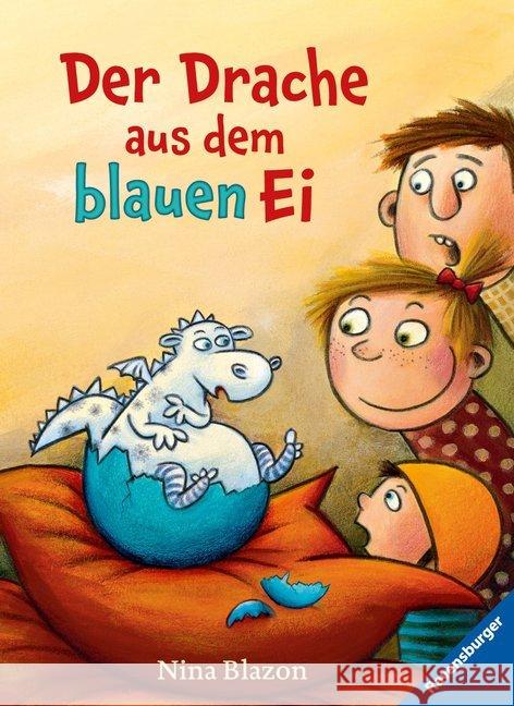 Der Drache aus dem blauen Ei Blazon, Nina 9783473368471 Ravensburger Buchverlag - książka