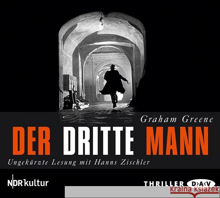 Der dritte Mann, 3 Audio-CDs : Ungekürzte Lesung Greene, Graham 9783862316915 Der Audio Verlag, DAV - książka