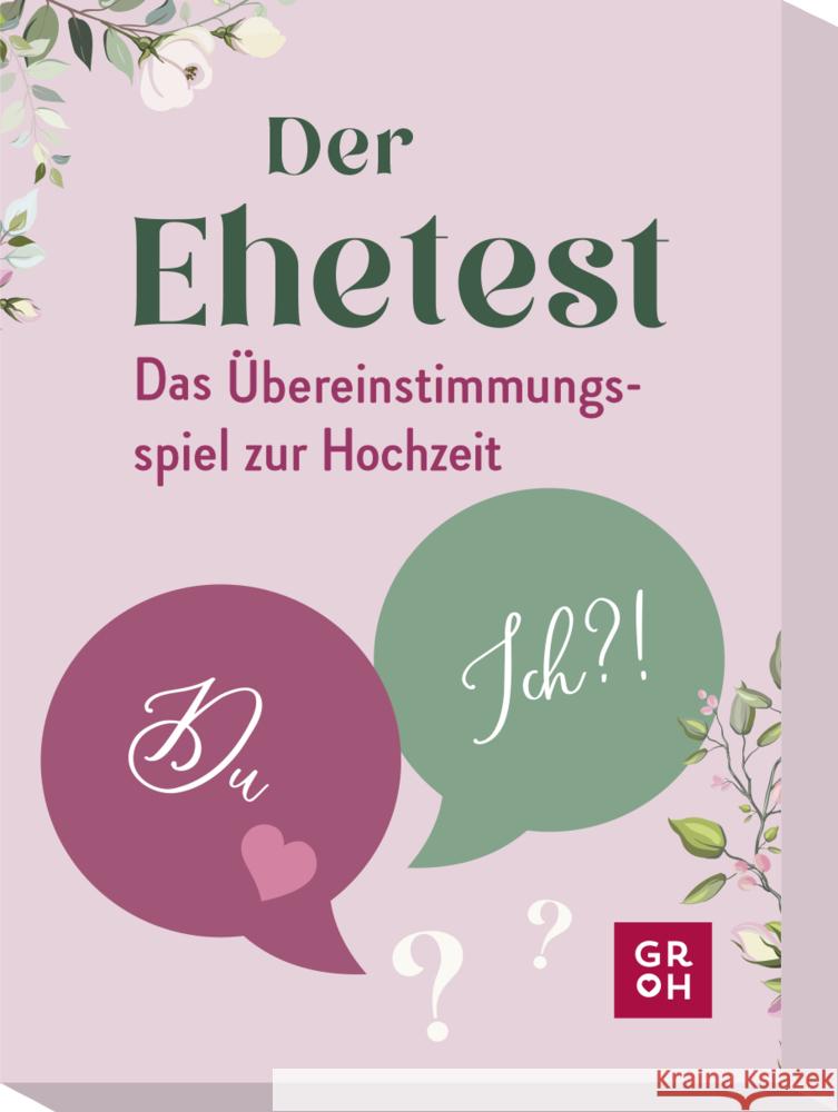 Der Ehetest Groh Verlag 4036442011072 Groh Verlag - książka