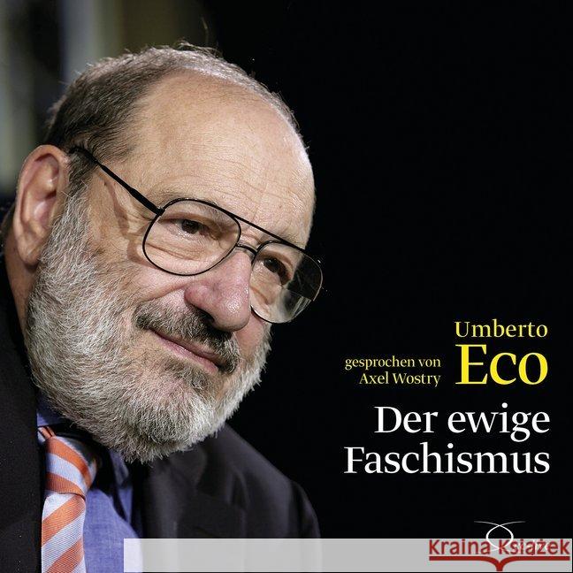 Der ewige Faschismus, 2 Audio-CD : CD Standard Audio Format, Lesung. Ungekürzte Ausgabe Eco, Umberto 9783956164736 cc-live - książka