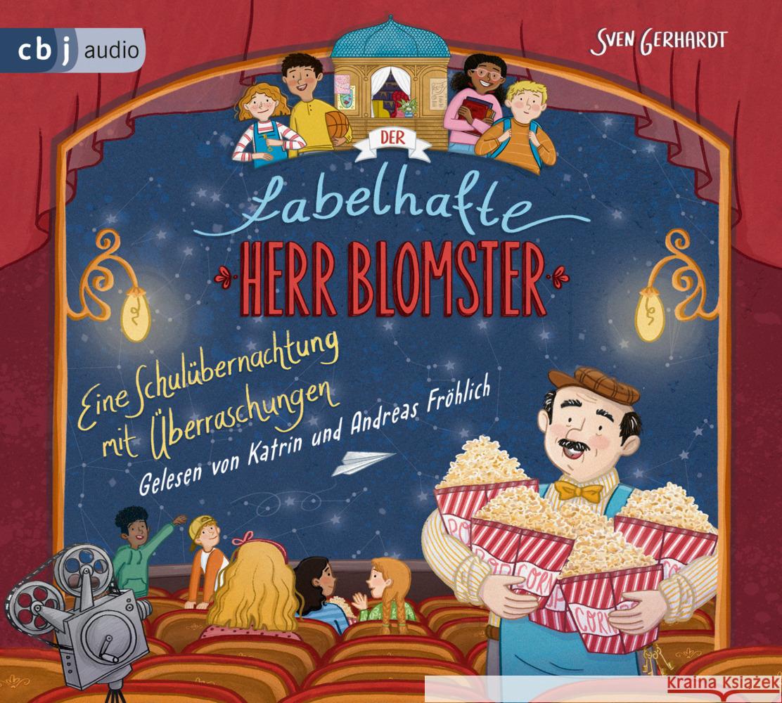 Der fabelhafte Herr Blomster - Eine Schulübernachtung mit Überraschungen, 2 Audio-CD Gerhardt, Sven 9783837165173 cbj audio - książka