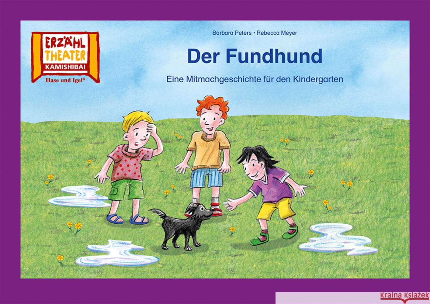 Der Fundhund / Kamishibai Bildkarten Peters, Barbara 4260505832667 Hase und Igel - książka