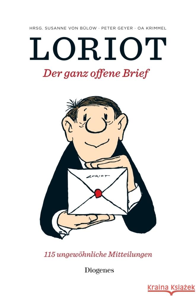 Der ganz offene Brief Loriot 9783257021912 Diogenes - książka