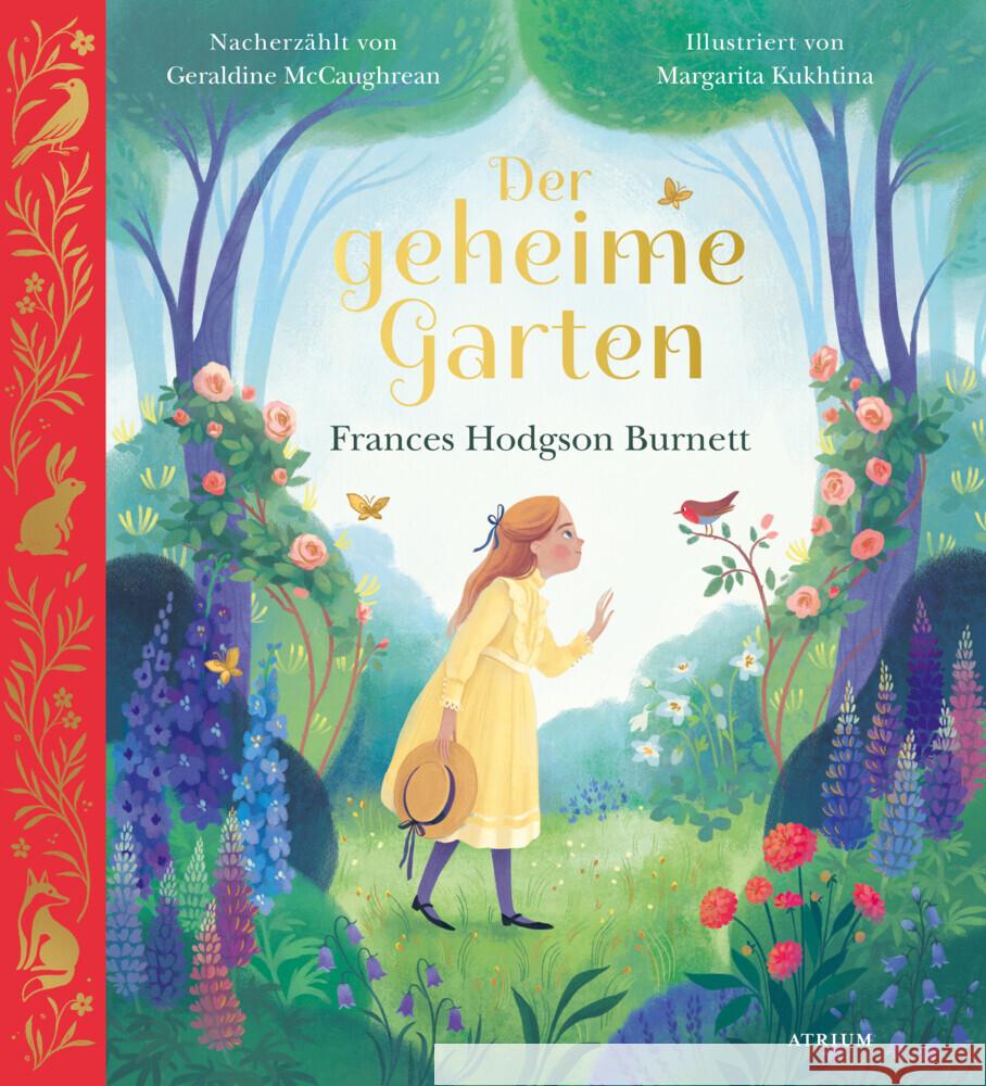 Der geheime Garten McCaughrean, Geraldine 9783855356683 Atrium Verlag - książka