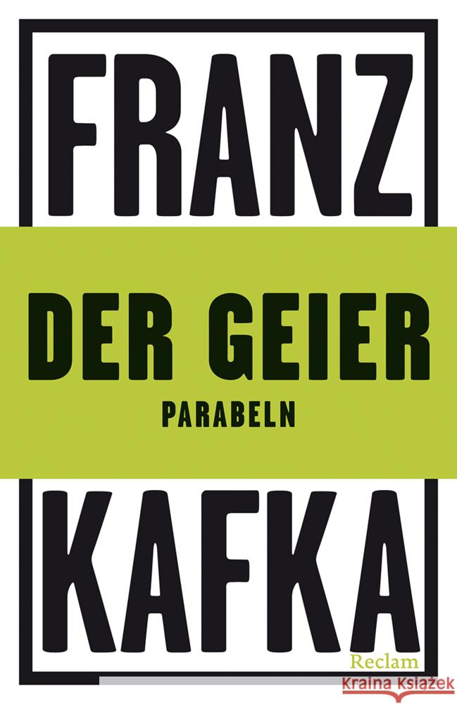 Der Geier Kafka, Franz 9783150144312 Reclam, Ditzingen - książka