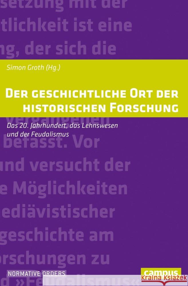 Der geschichtliche Ort der historischen Forschung  9783593512914 Campus Verlag - książka