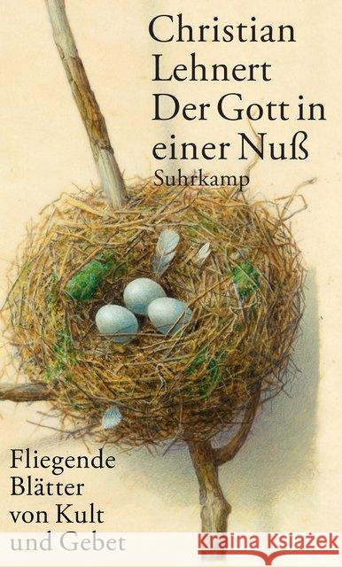Der Gott in einer Nuß : Fliegende Blätter von Kult und Gebet Lehnert, Christian 9783518425862 Suhrkamp - książka