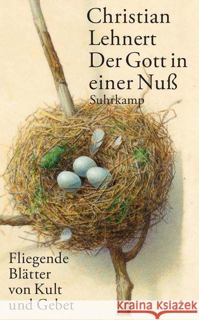 Der Gott in einer Nuß : Fliegende Blätter von Kult und Gebet Lehnert, Christian 9783518470183 Suhrkamp - książka