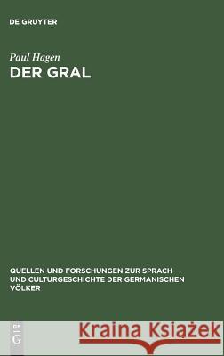 Der Gral Paul Hagen 9783110990607 De Gruyter - książka